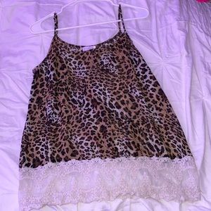 cheetah print tank
